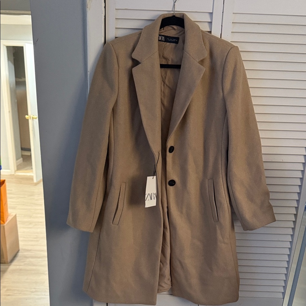 Zara Women's Beige Trench Coat